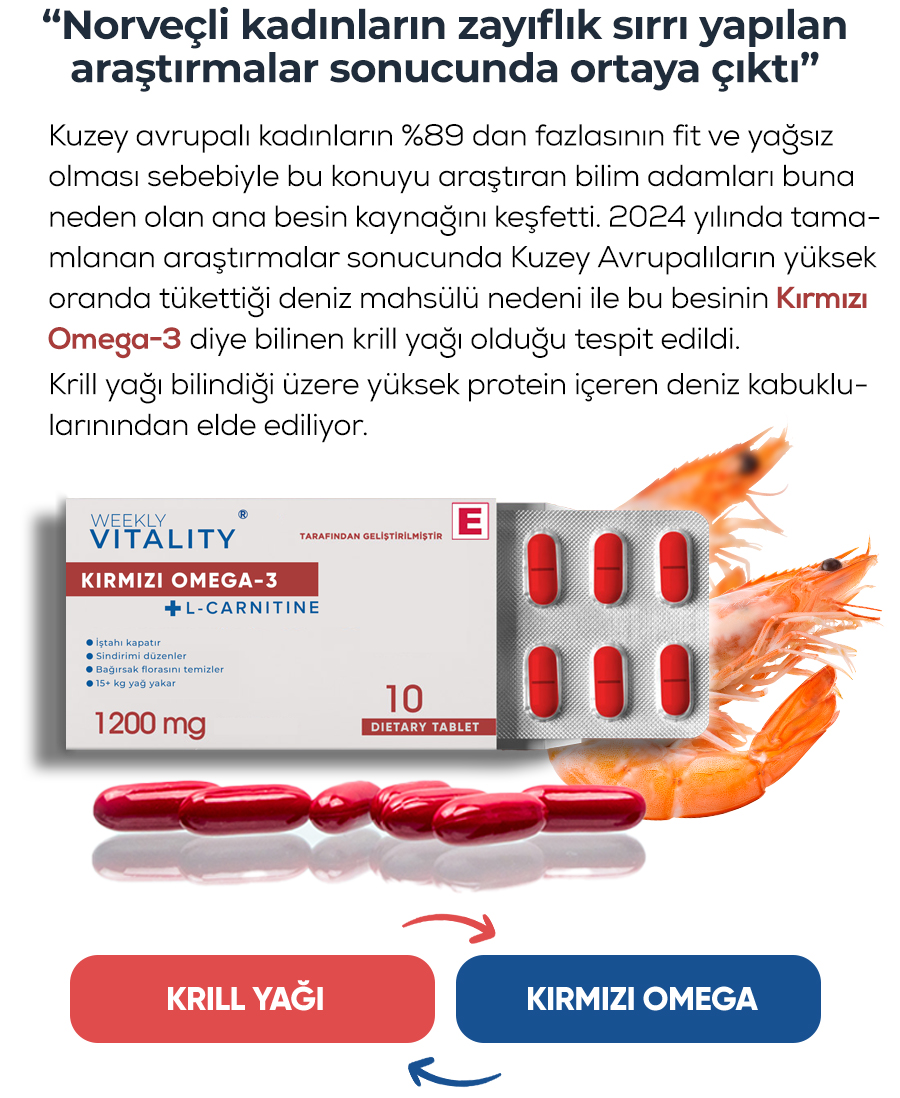 Kırmızı Omega-3 Kapsül - TR